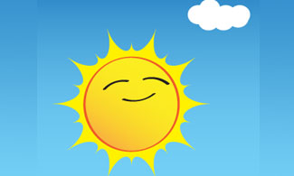 sun smile